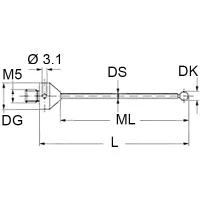 Щуп Renishaw M3 D2SIN L40 A-5004-1985